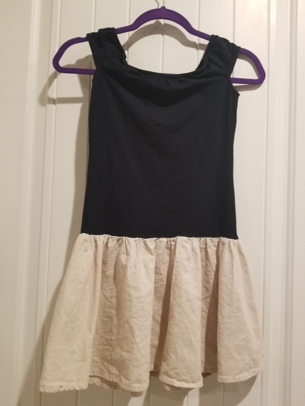 Black and Tan Dress